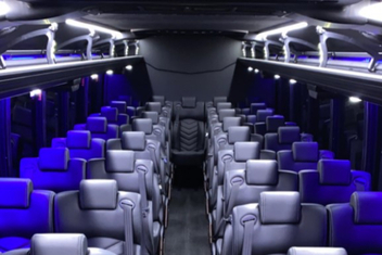 Hemet Charter Bus Interior