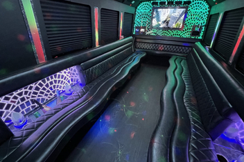 Hemet Limo Bus Interior
