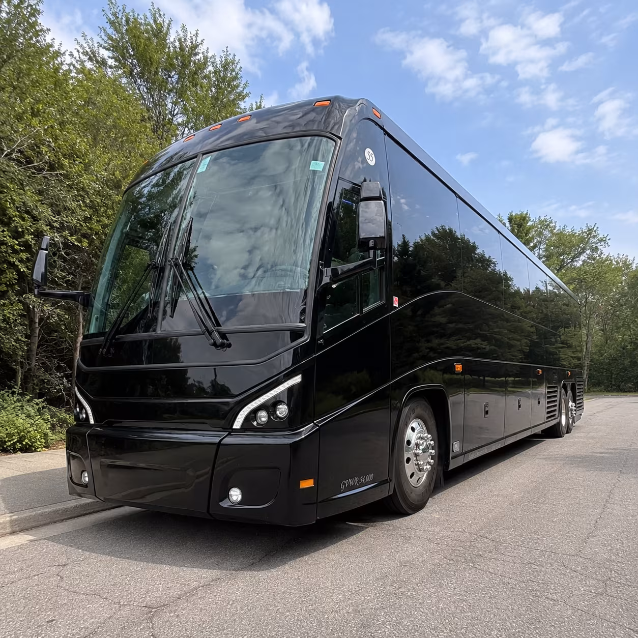 hemet charter bus rental exterior