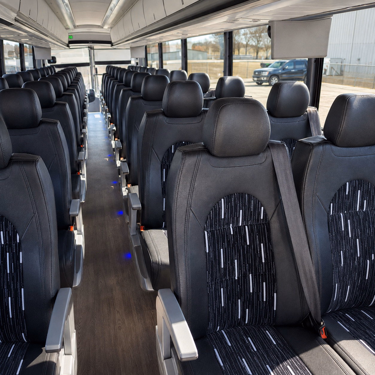 hemet charter bus rental inside